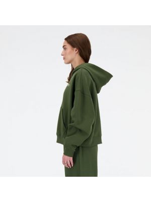 Fleece hoodie New Balance grün