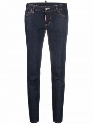 Skinny fit-jeans Dsquared2 blå