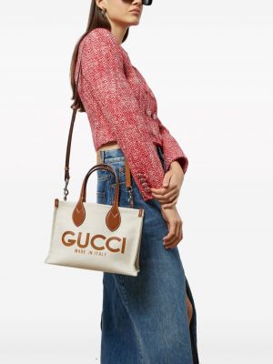 Raštuota shopper rankinė Gucci