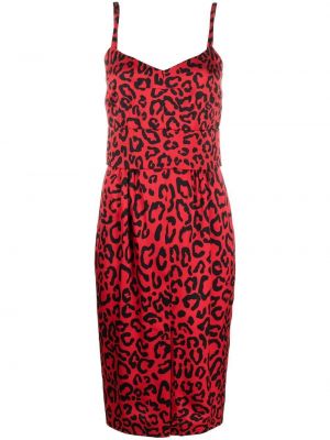 Midi kleita ar apdruku ar leoparda rakstu Dolce & Gabbana
