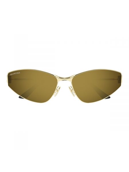 Okulary przeciwsłoneczne Balenciaga złote