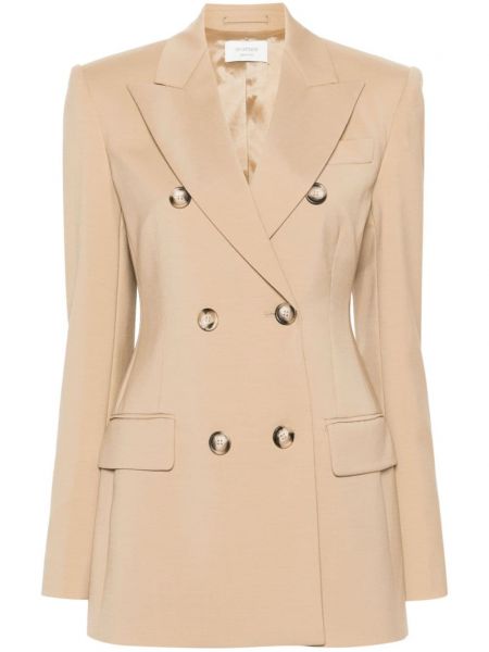 Uld dobbeltradet blazer Sportmax