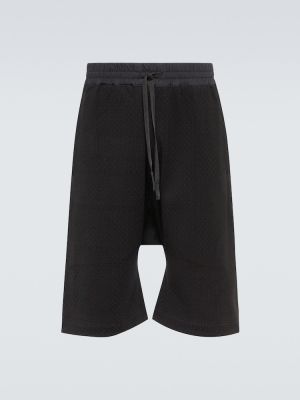 Pantaloni scurți din bumbac Byborre negru