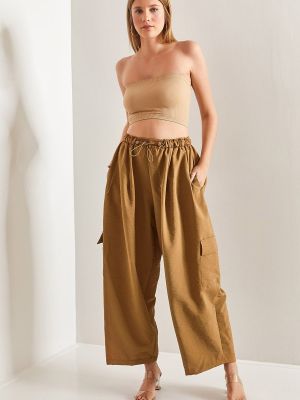 Oversize карго панталони с джобове Bianco Lucci