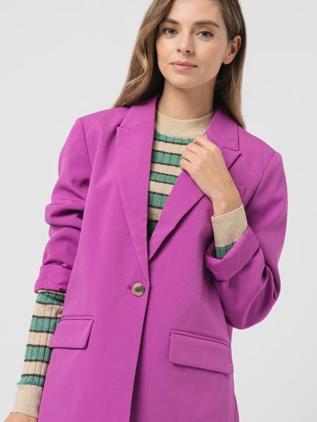 Куртка с карманами Vila розовая