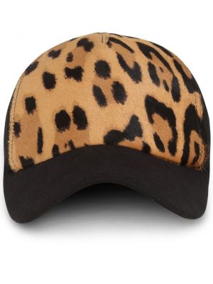Kapa s šiltom s potiskom z leopardjim vzorcem Balmain