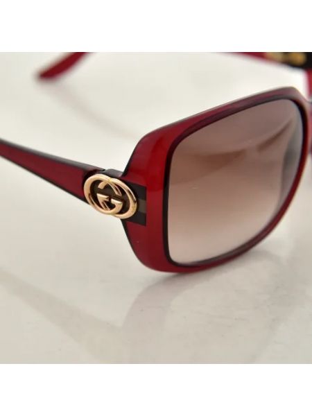 Gafas de sol retro Gucci Vintage rojo