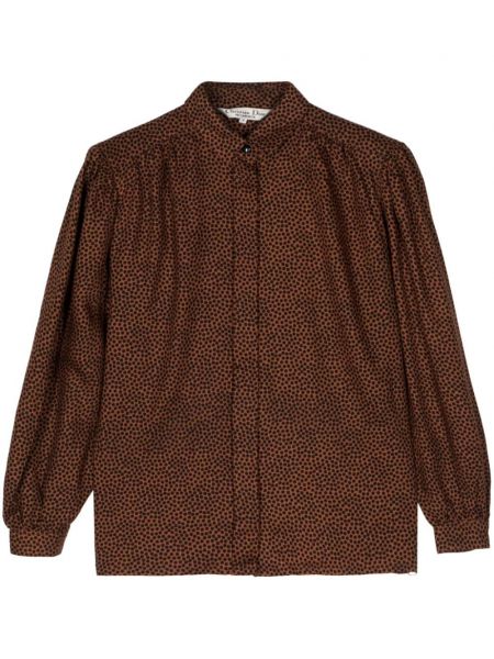 Chemise en coton à pois Christian Dior Pre-owned