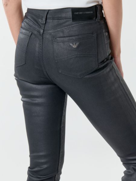 Spodnie z kieszeniami Emporio Armani czarne
