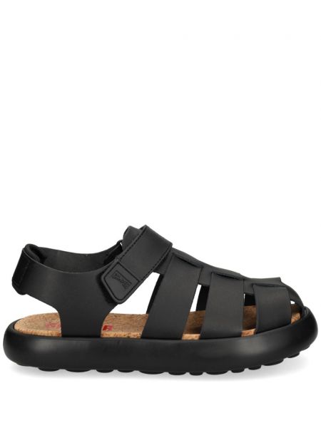 Kožené sandále Camper čierna