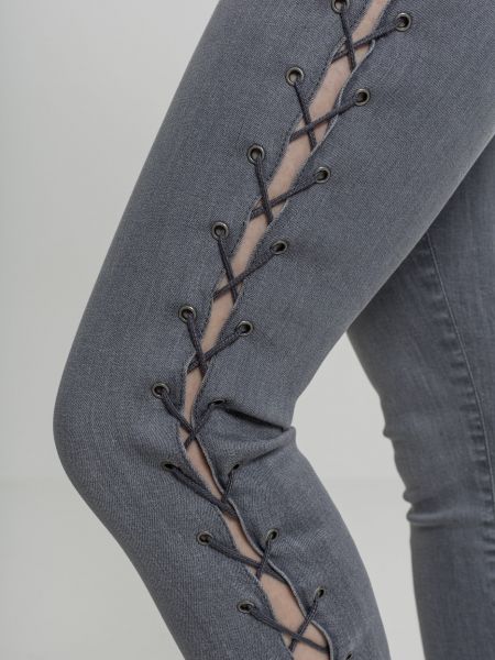 Jeans skinny Urban Classics grigio