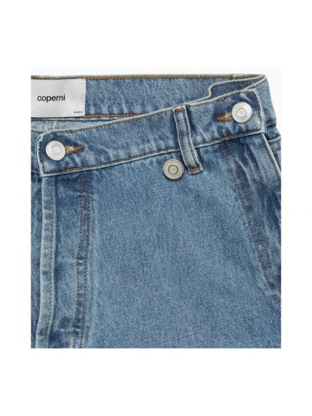 Pantalones de algodón Coperni azul