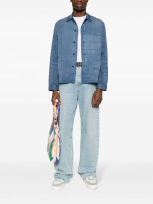 Zateplená džínová bunda Polo Ralph Lauren modrá