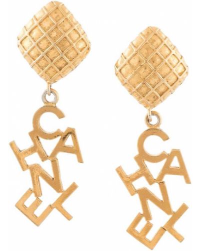 Pendientes Chanel Pre-owned dorado