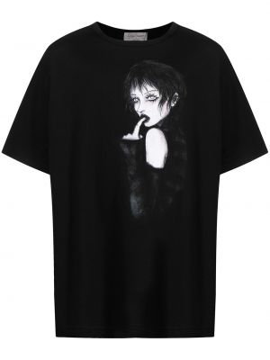 T-shirt z printem Yohji Yamamoto