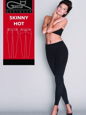 Skinny παντελόνι Gatta μαύρο