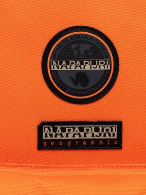 Batoh s aplikacemi Napapijri oranžový