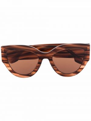 Victoria Beckham Eyewear lunettes de soleil à monture papillon - Marron