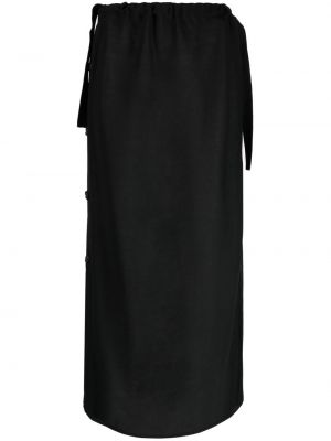 Midi suknja Toteme crna