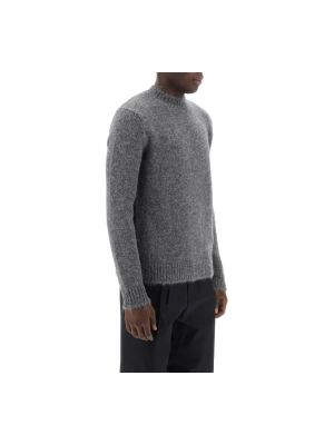 Jersey de lana de alpaca de tela jersey Jil Sander gris