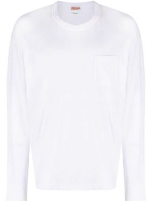 Βαμβακερή μπλούζα Visvim λευκό