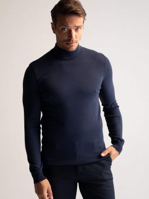 Džemperis ar augstu apkakli Defacto melns