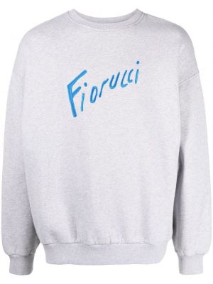 Sweatshirt mit stickerei aus baumwoll Fiorucci