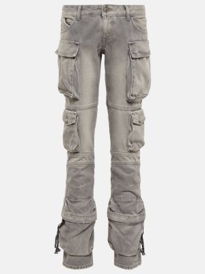 Pantaloni cargo The Attico grigio