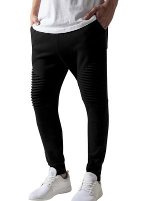 Pantaloni sport plisate Uc Men negru