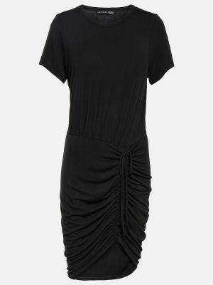 Платье мини из джерси Veronica Beard черное