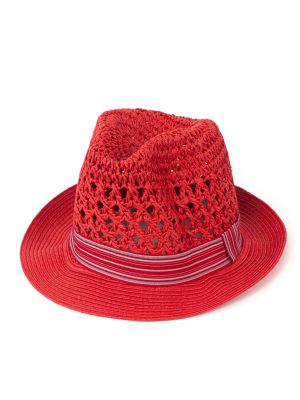 Ажурна шапка Art Of Polo червено