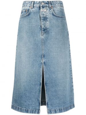 Gonna jeans baggy Closed blu