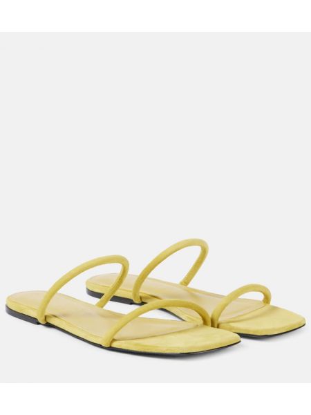 Sandalias de ante Totême amarillo