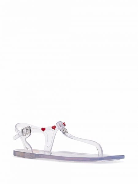 Sandales transparentes Love Moschino