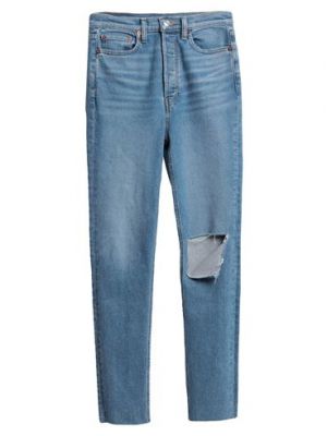 Jeans di cotone in lyocell Re/done blu