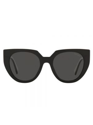 Einfarbiger sonnenbrille Prada schwarz
