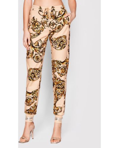 Versace Jeans Couture Pantaloni trening Regalia 72HAA310 Bej Regular Fit