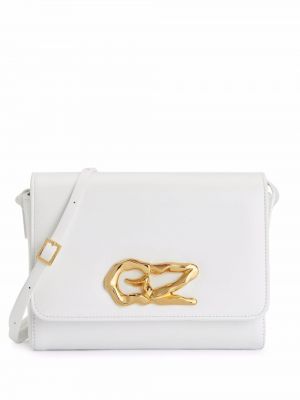 Crossbody väska i läder Giuseppe Zanotti vit