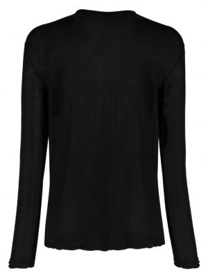 Bavlněné tričko James Perse černé