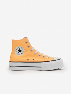 Platform talpú sneakers Converse Chuck Taylor All Star narancsszínű