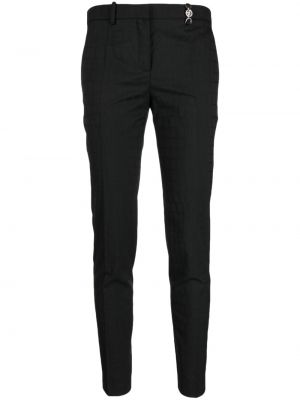 Pantaloni din jacard Versace negru