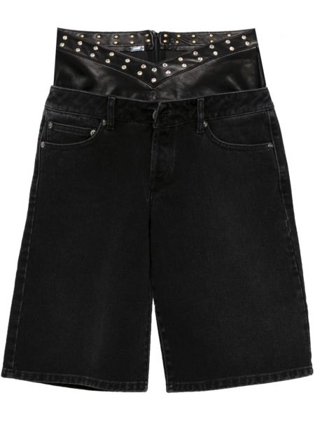 Shorts en jean All In noir