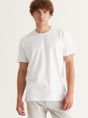 Polo marškinėliai slim fit Altinyildiz Classics balta