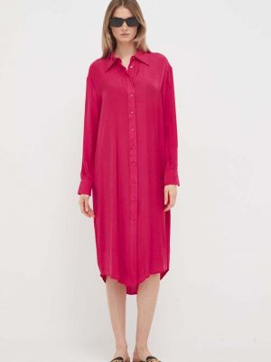 Midi šaty Sisley fialové