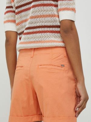 Kratke traper hlače visoki struk Pepe Jeans narančasta
