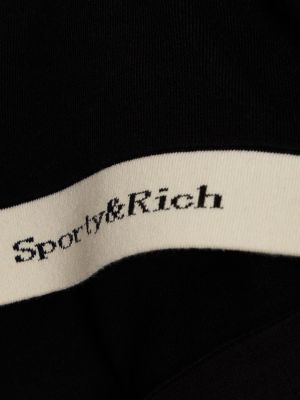 Top Sporty & Rich crna