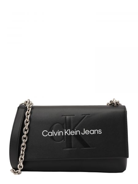 Lapos talpú táska táska Calvin Klein Jeans fekete