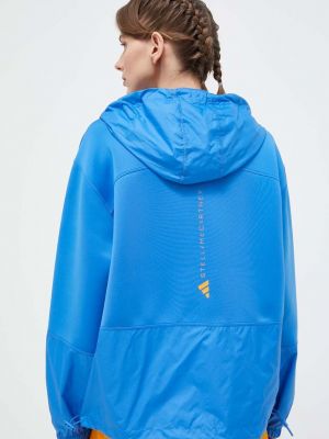 Oversized átmeneti dzseki Adidas By Stella Mccartney kék