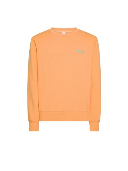Sweatshirt aus baumwoll Sun68 orange