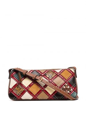 Τσάντα shopper Tory Burch καφέ